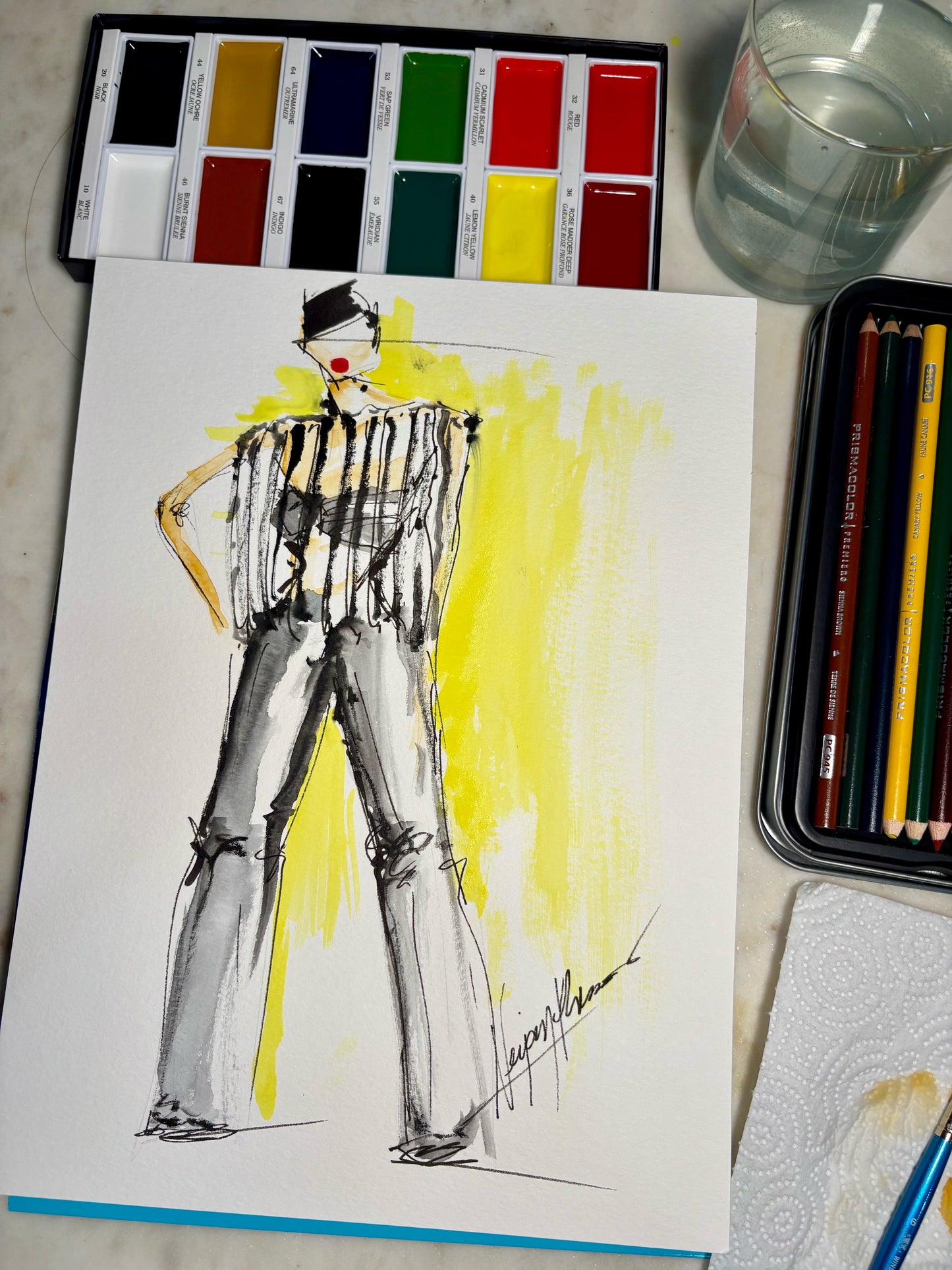Veejay Floresca Original Sketch 1