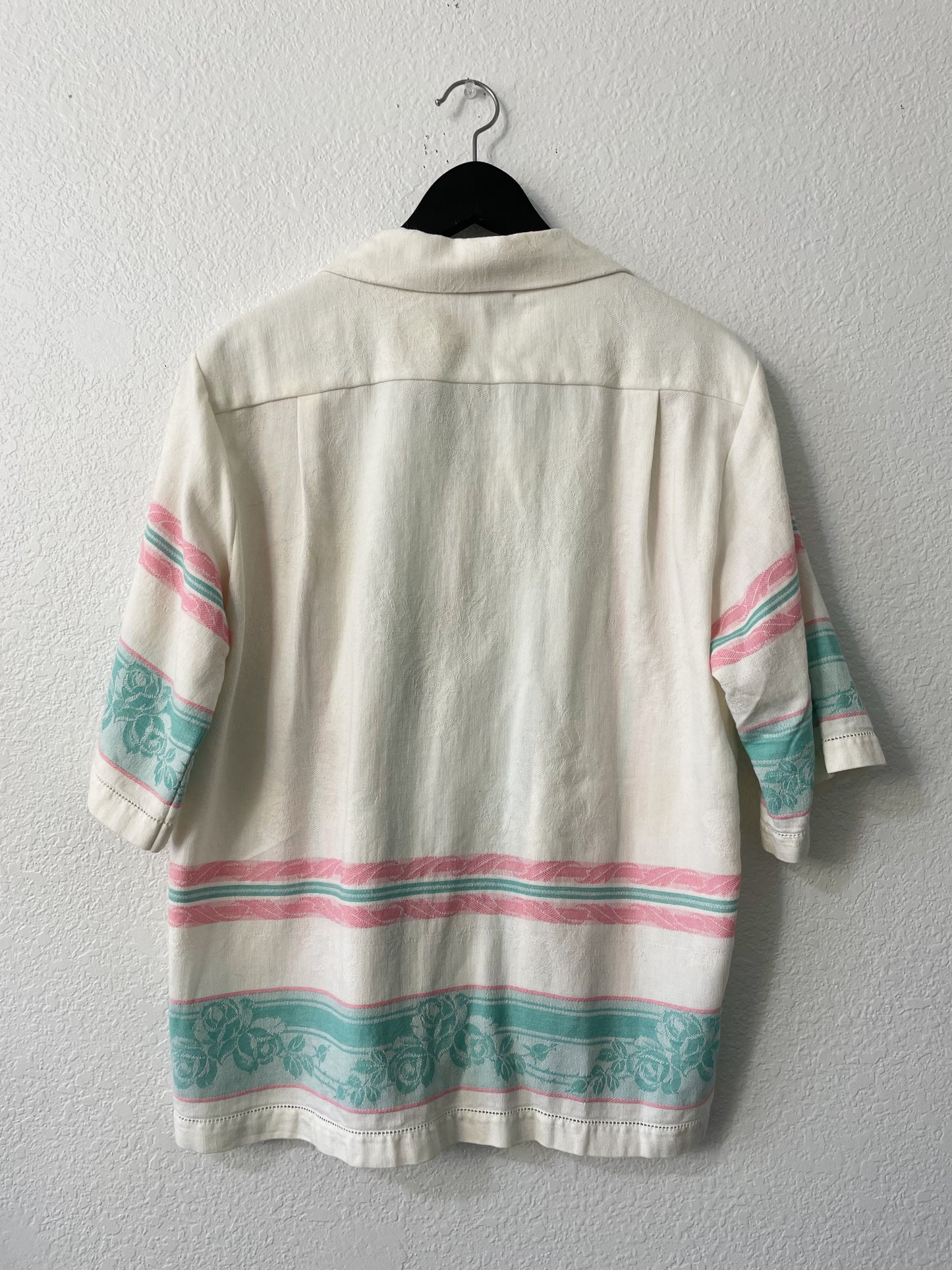 Floral Short Sleeve Shirt - M/L