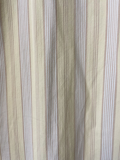 Yellow Striped Short Sleeve Shirt - S/M