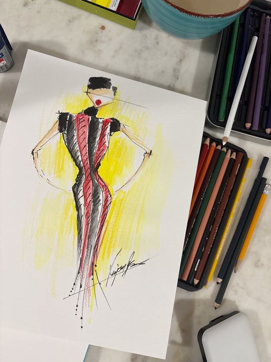Veejay Floresca Original Sketch 2