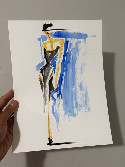 Look 3 Original Sketch